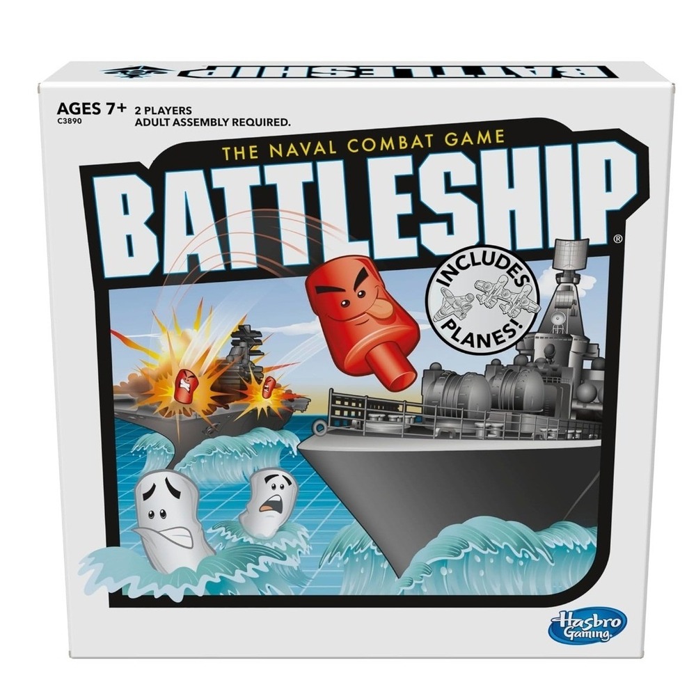 Hasbro Gaming Battleship Classic Naval Combat Strategy Board Game C3890 New